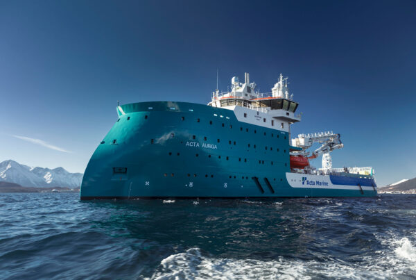 acta auriga, early delivery, ulstein, sea trials