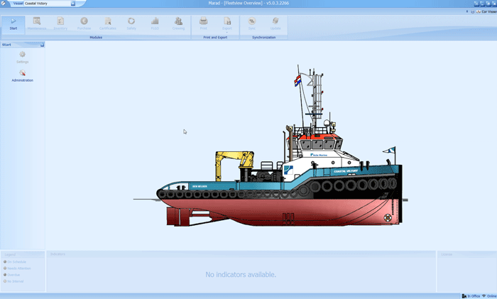 marad, fleet management software, system workboats